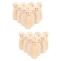 20 Pcs Wooden Peg Dolls DIY Childrens Toys O635