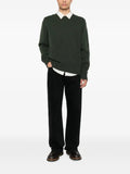 Diana Studio ribbed-trim crew-neck sweater