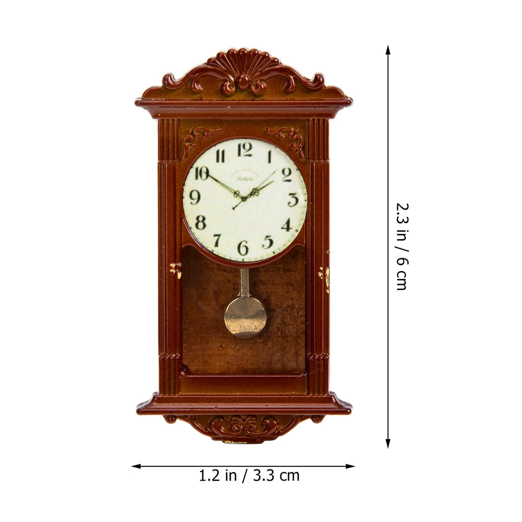 Miniature Roman Clock Dollhouse Accessory Z283677