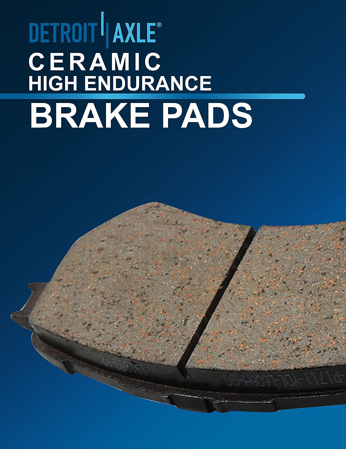 Front Drilled and Slotted Disc Rotors with Ceramic Brake Pads 4pc Set B91871