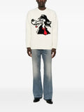 AMIRI wolf-intarsia crew-neck sweater