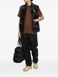 Moncler reversible vest with paisley pattern
