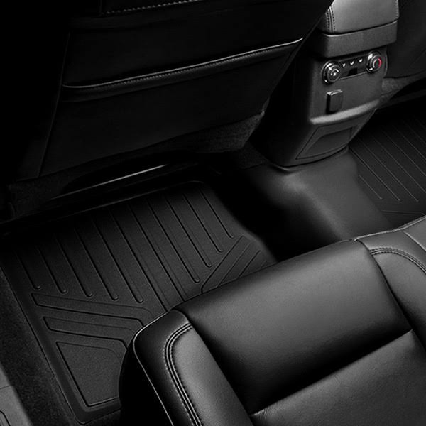 Black All-Weather Floor Mats with Extended Cargo Liner E403620