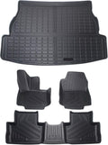 Car Floor Mats & Cargo Liners Trunk Mats Set Compatible for Toyota Rav4 2019 2020 2021 2022 Rubber Mat P1123