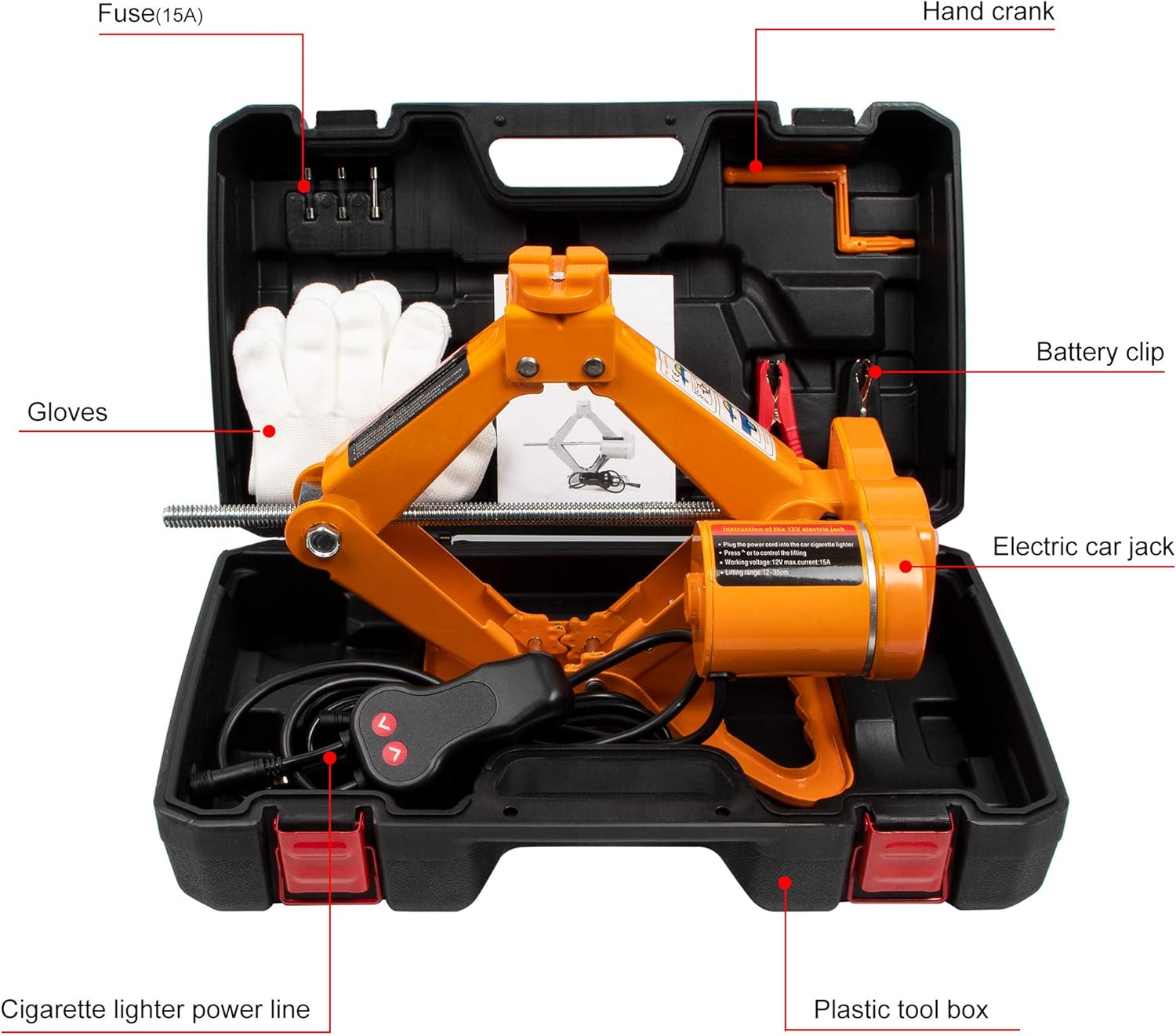 2 Ton Electric Car Jack Pack of 2 C145789