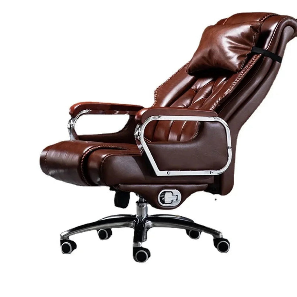 Leather Swivel Recliner Office Chair X40484