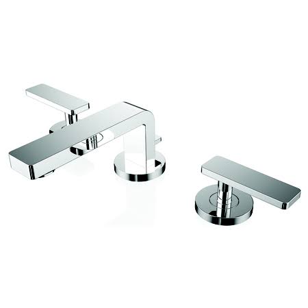 Polished Chrome Single-Hole Metering Bathroom Faucet L4133