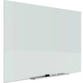 White Frameless Magnetic Glass Markerboard U520174