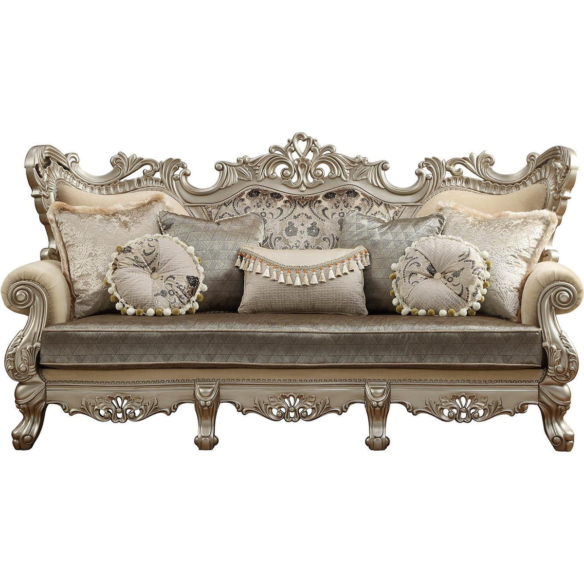 Champagne Fabric Sofa Set F430