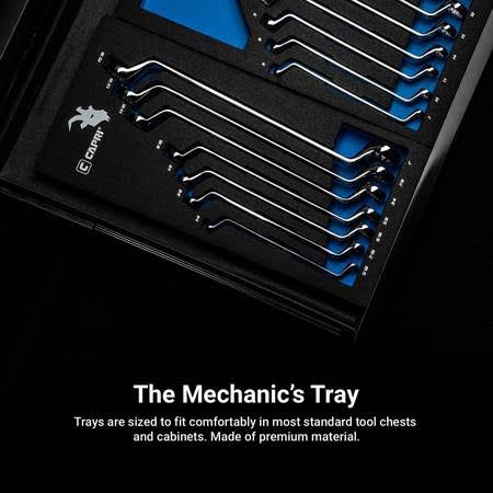 7-Piece SAE Double Box End Wrench Set with Tray D8782