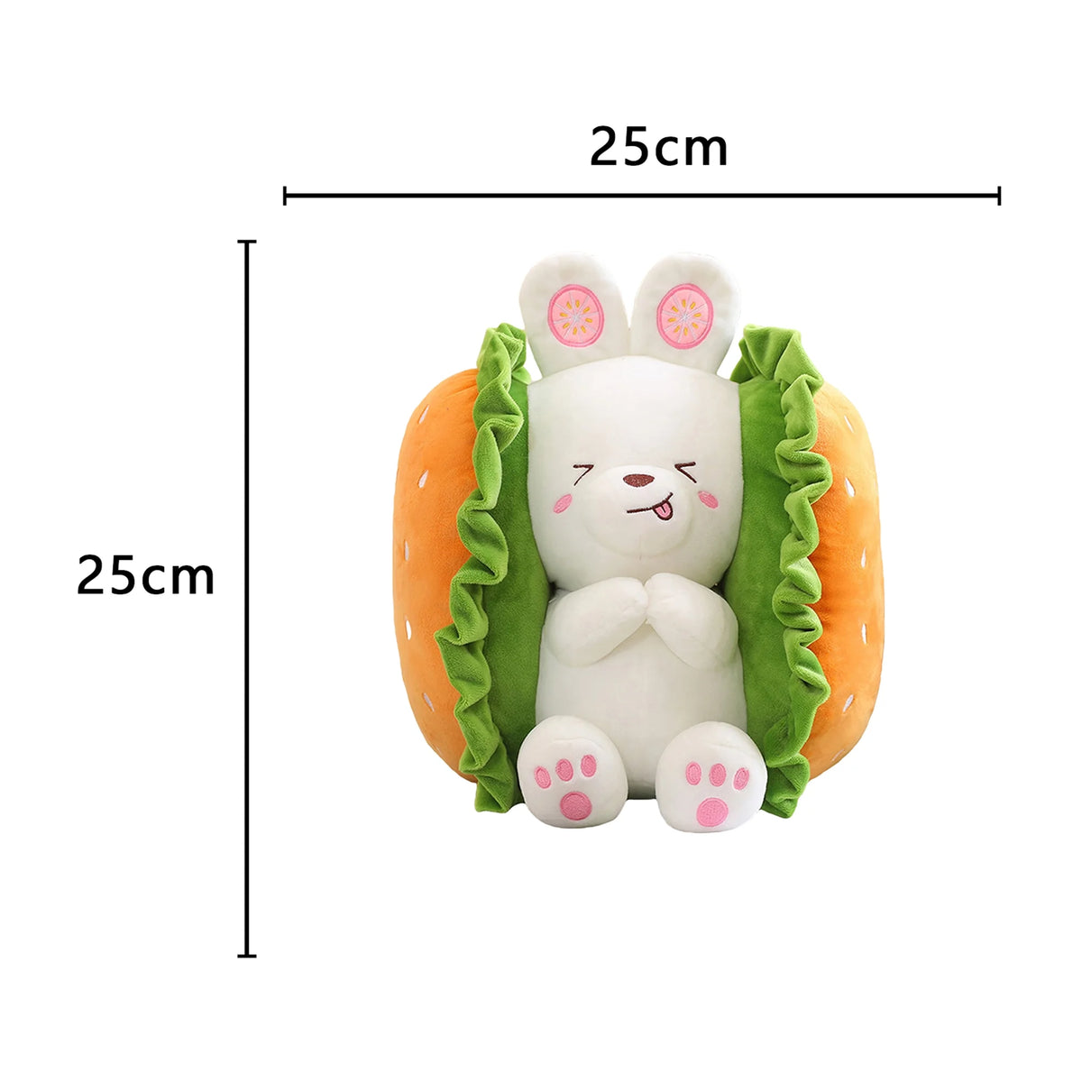 Fuzzy Hamburger Plush Toy G23941