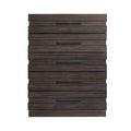 Brown 5 Drawer Chest O9231