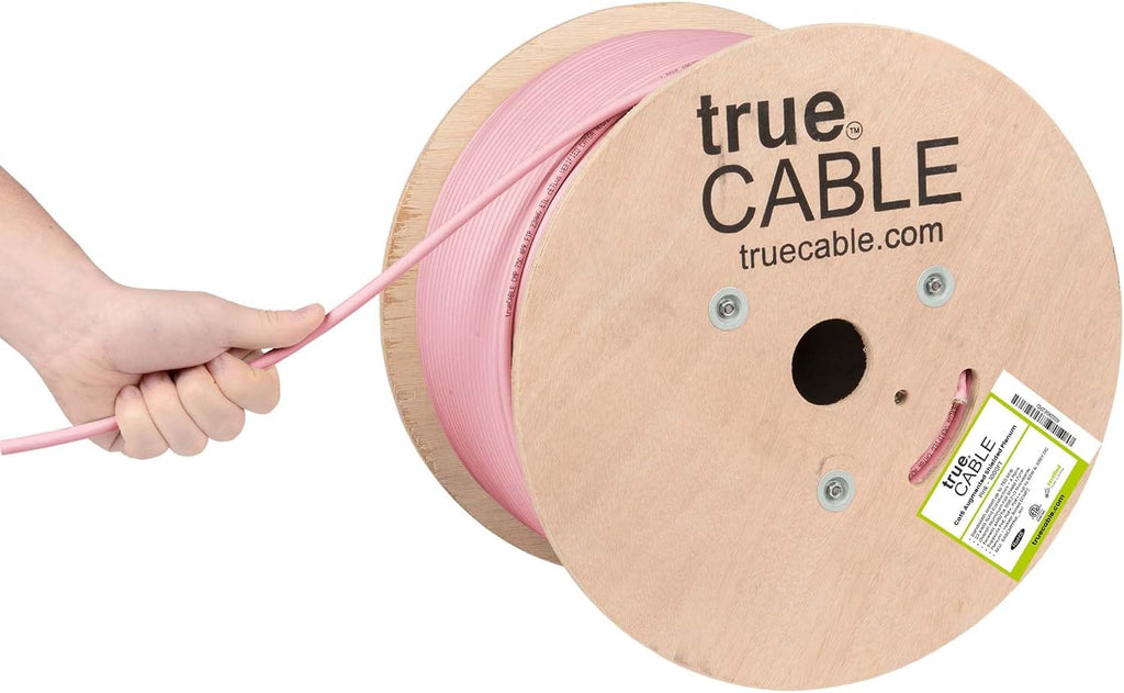 1000ft Gray 23AWG Solid Bare Copper Shielded Plenum Bulk Ethernet Cable E685