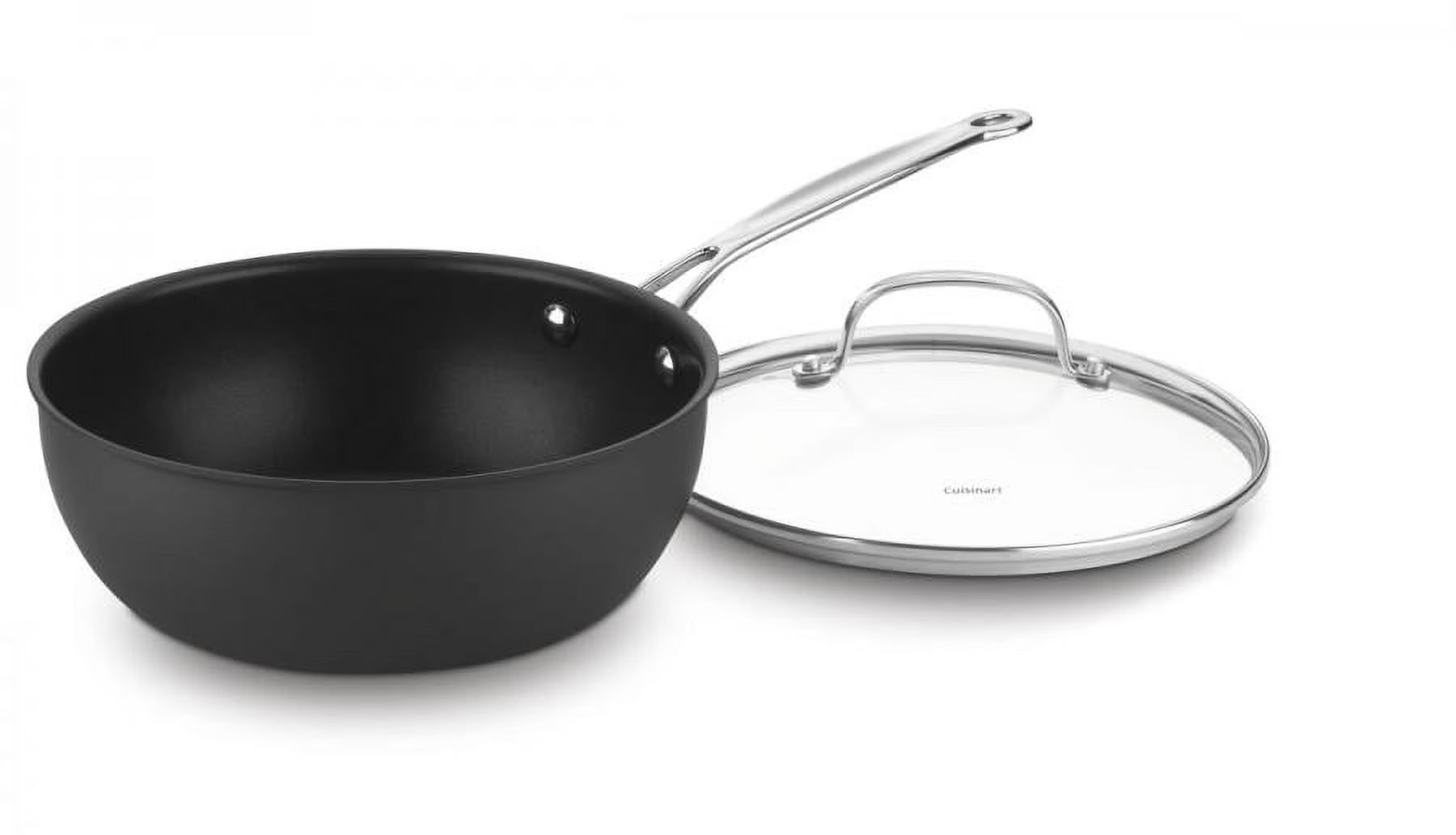 Non-Stick Hard Anodized 3 Qt. Chef'S Pan with Cover G740261
