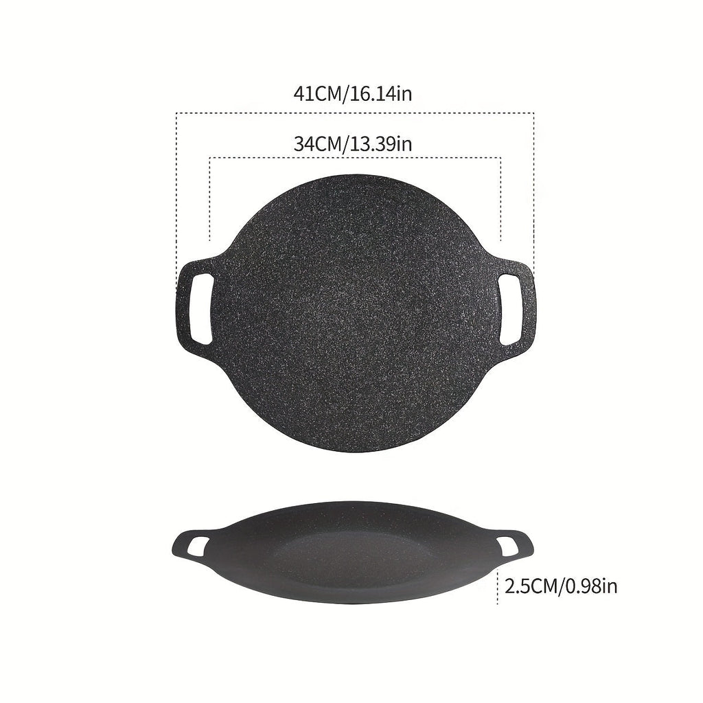 Non-stick Coating Round BBQ Grill Pan U4904