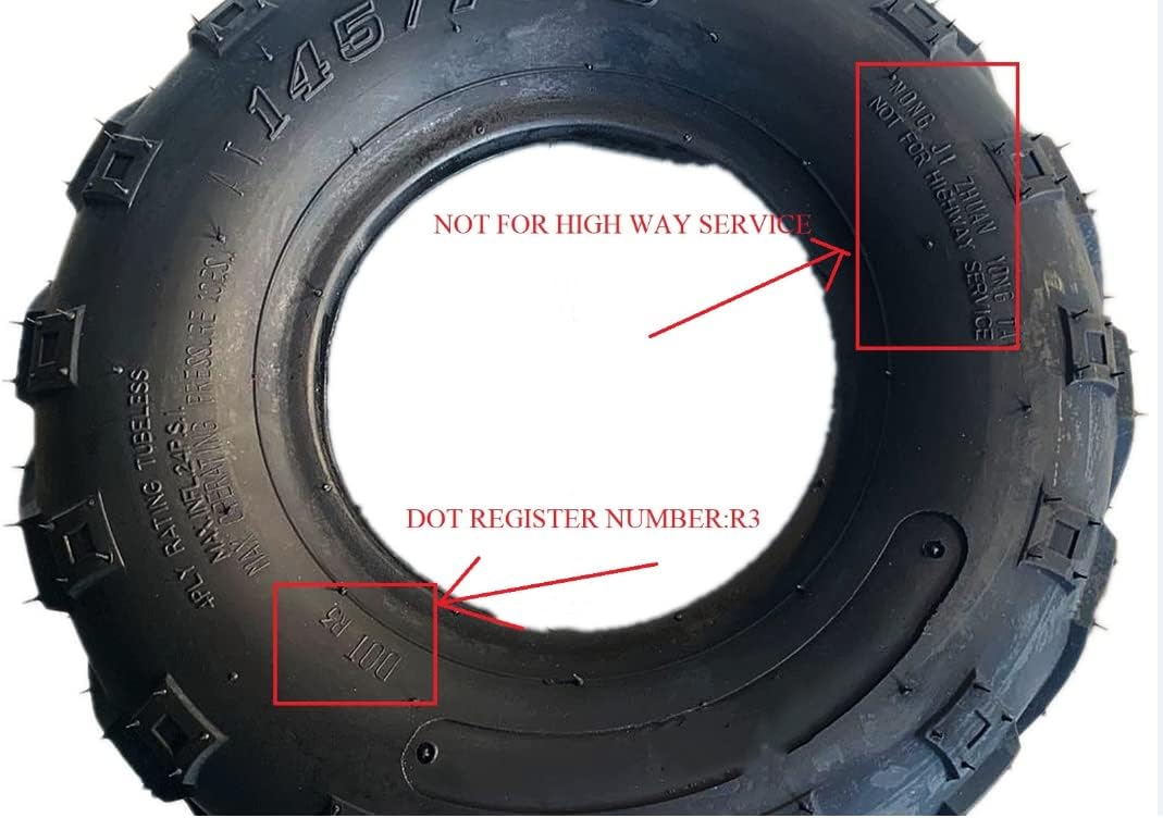 23X10.50-12 Lawn Mower Cart Turf Tires 4PR E3242