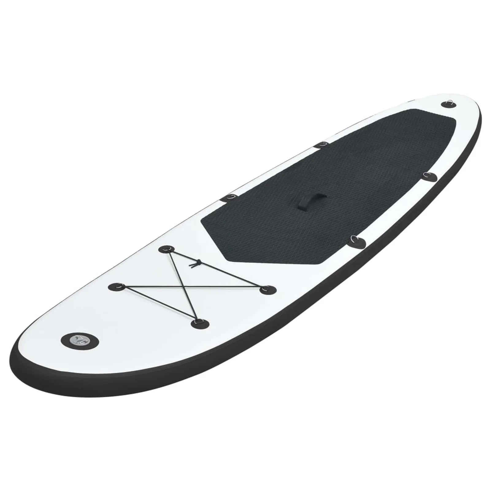 Inflatable Paddleboard Set Black and White O86929