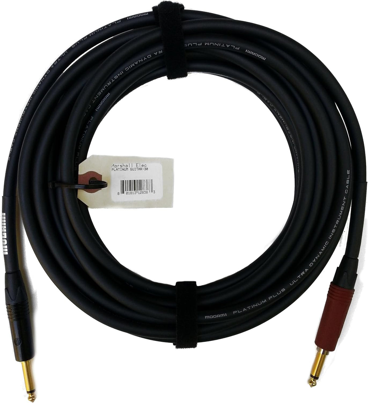 12 Foot Instrument Cable with Gold Contacts R164