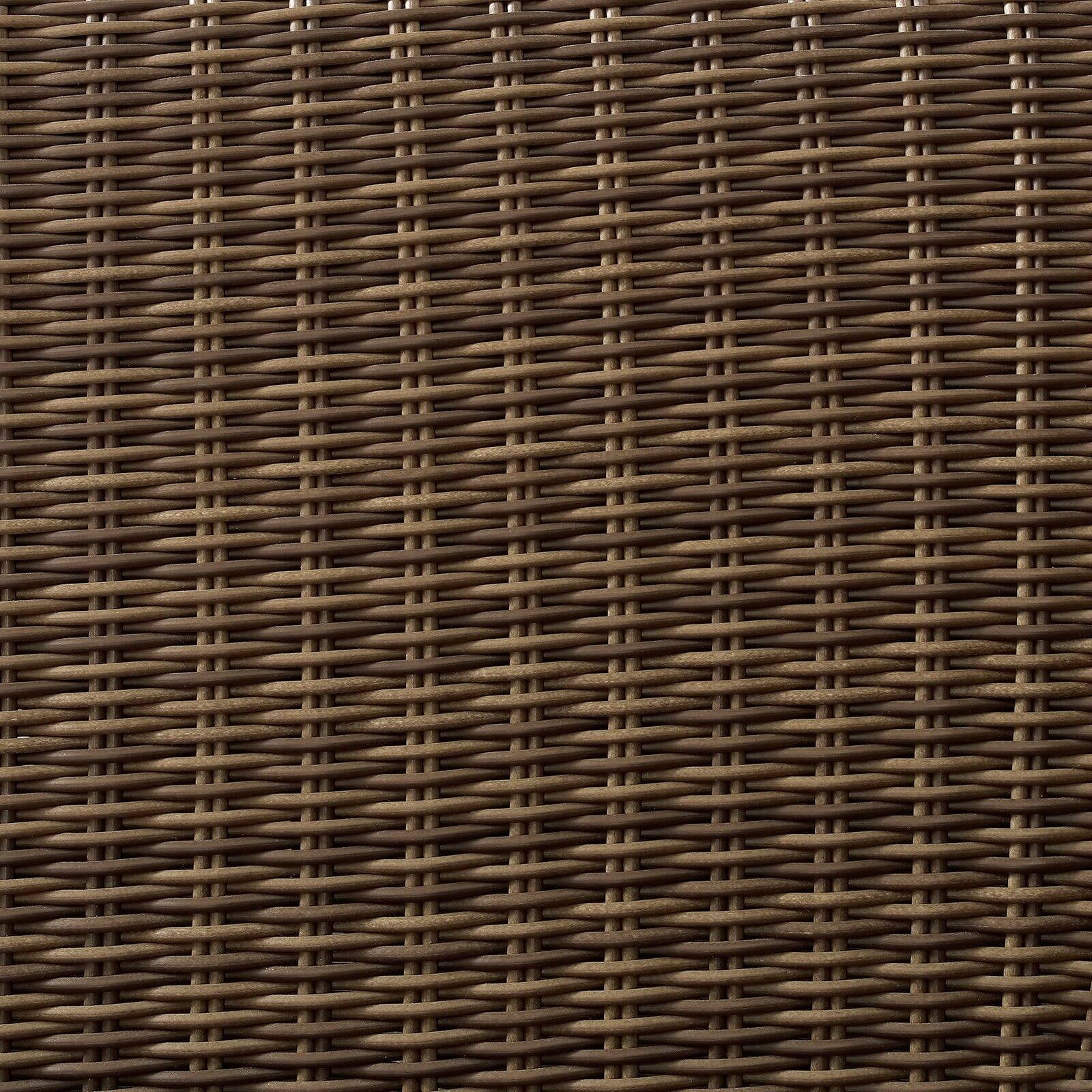 2 Piece Fabric Patio Sofa Set in Brown and Sand R88846