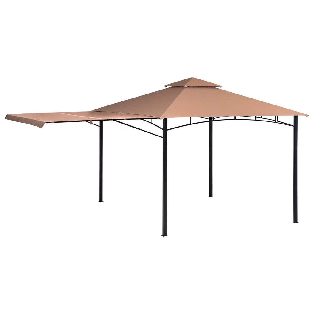 Redwood Gazebo with Retractable Awning B1681