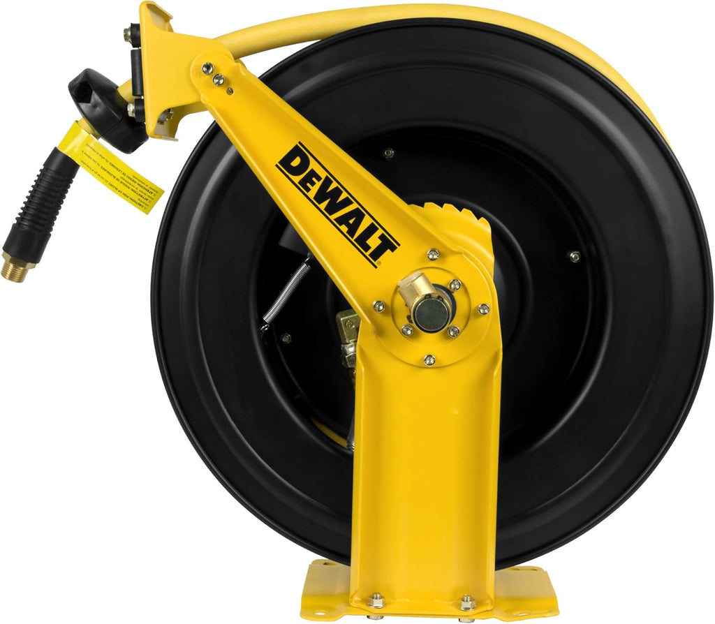 Double Arm Hose Reel with 1/2" x 50' Premium Rubber Hose H44796