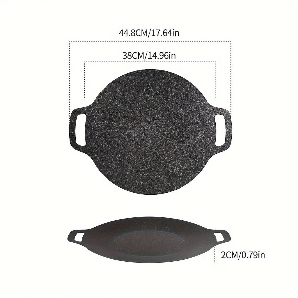 Non-stick Coating Round BBQ Grill Pan U4904