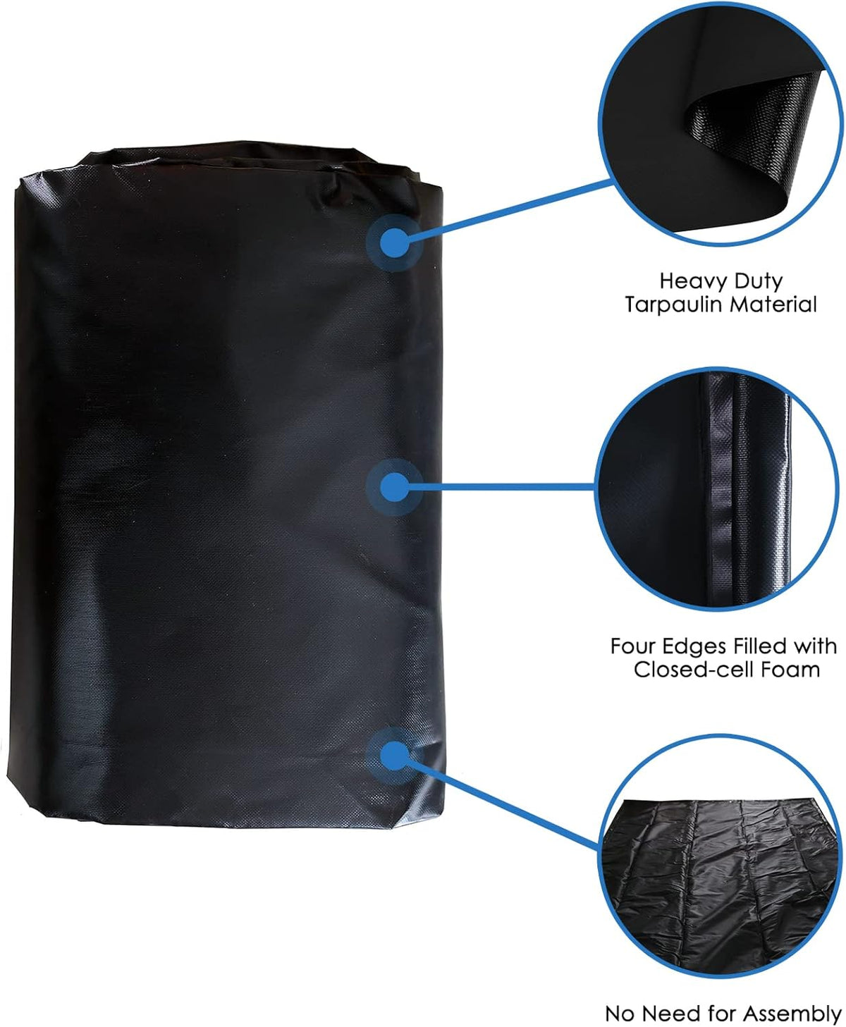 Black Garage Containment Mats 7'9'' X 16' J1864