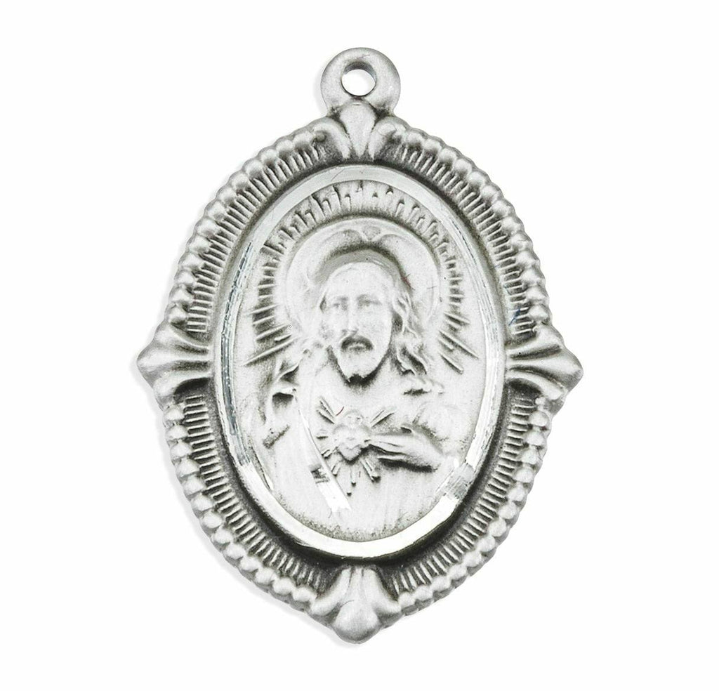 Sterling Silver Scapular Medal V97137