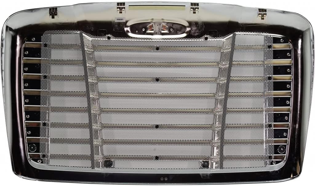 Chrome Horizontal Bar Grille with Aluminum Bug Screen W81117