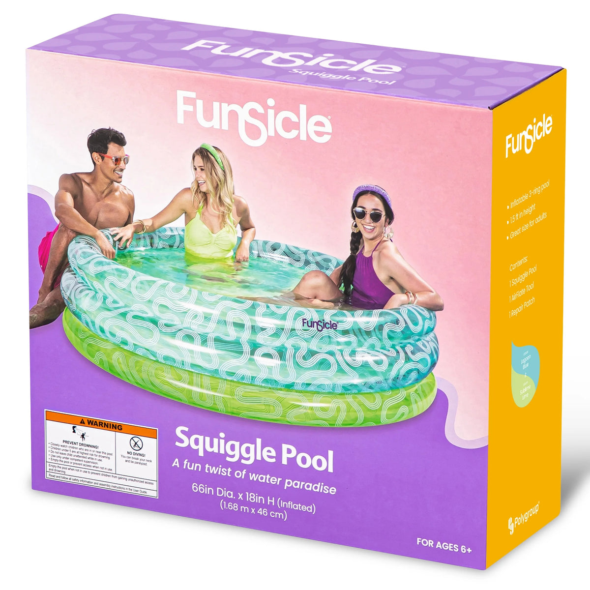 Lagoon Blue Inflatable Swimming Pool A439