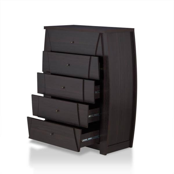 5-Drawer Espresso Chest S5501