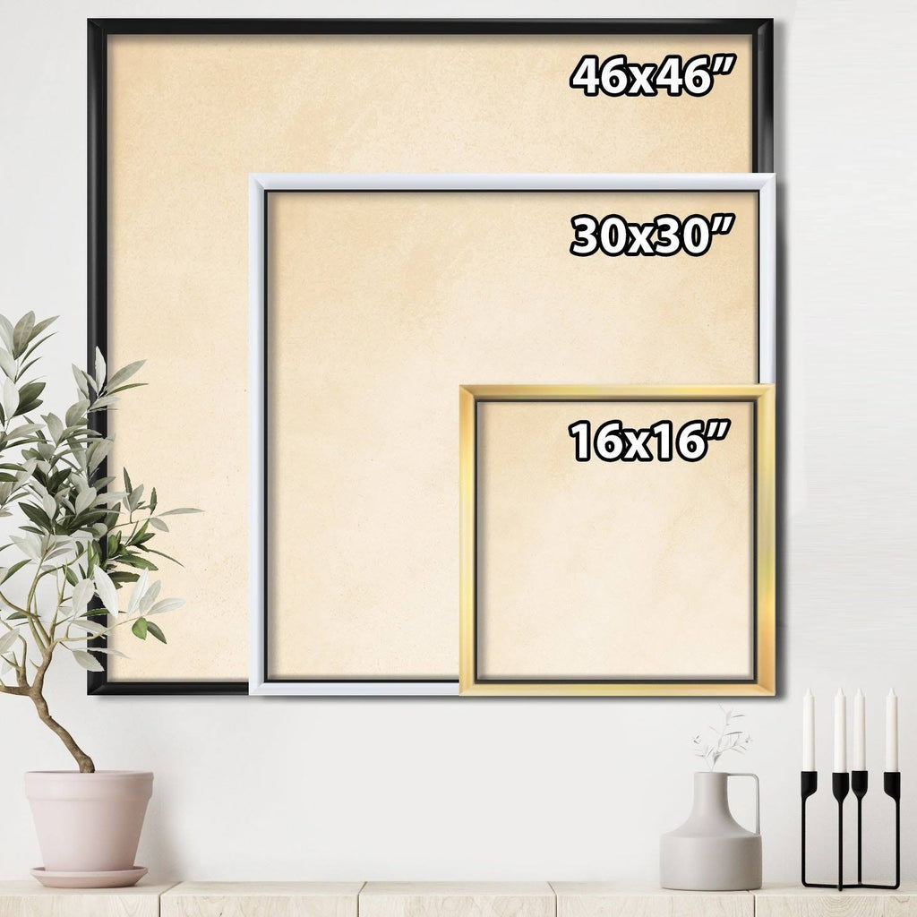 Framed Canvas Blue 30 in. Wide x 30 in. High X481