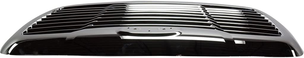 Chrome Horizontal Bar Grille with Aluminum Bug Screen W81117