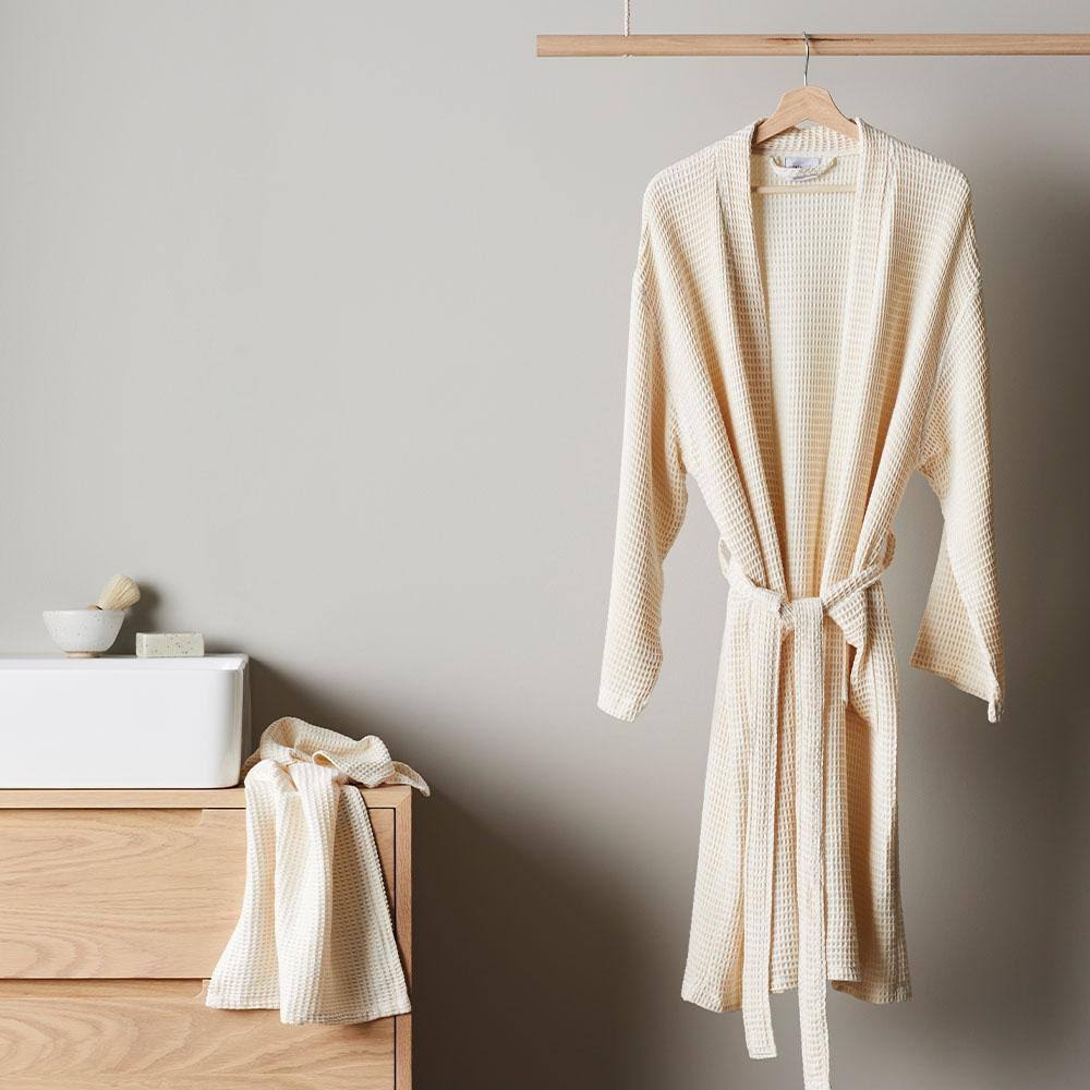 Sage Waffle Robe I3713