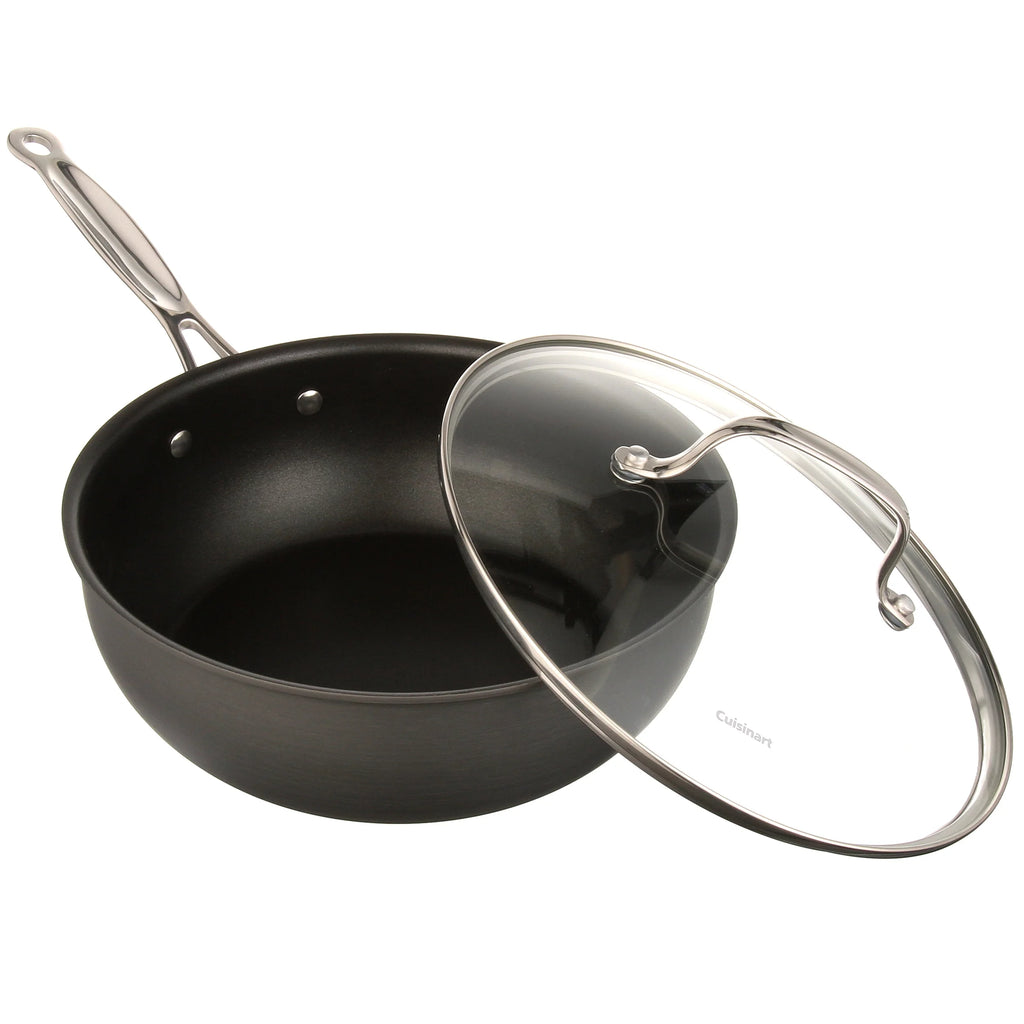 Non-Stick Hard Anodized 3 Qt. Chef'S Pan with Cover G740261