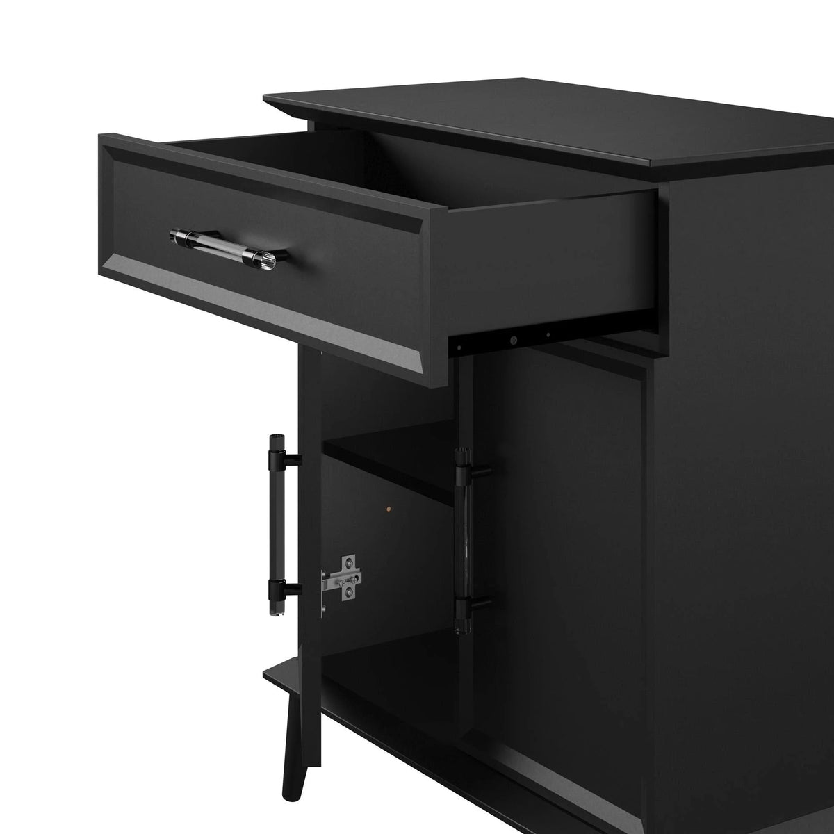 Black Storage Cabinet J481