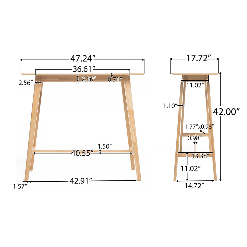 Oak Wood Bar Table V25877