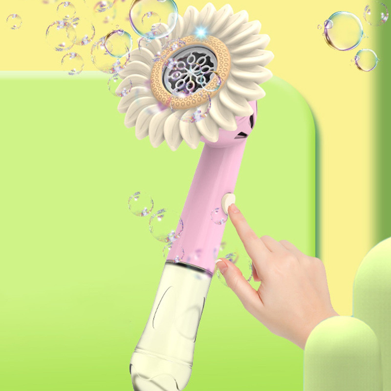 Hand-held Automatic Bubble Machine Toy（50ml） E14020