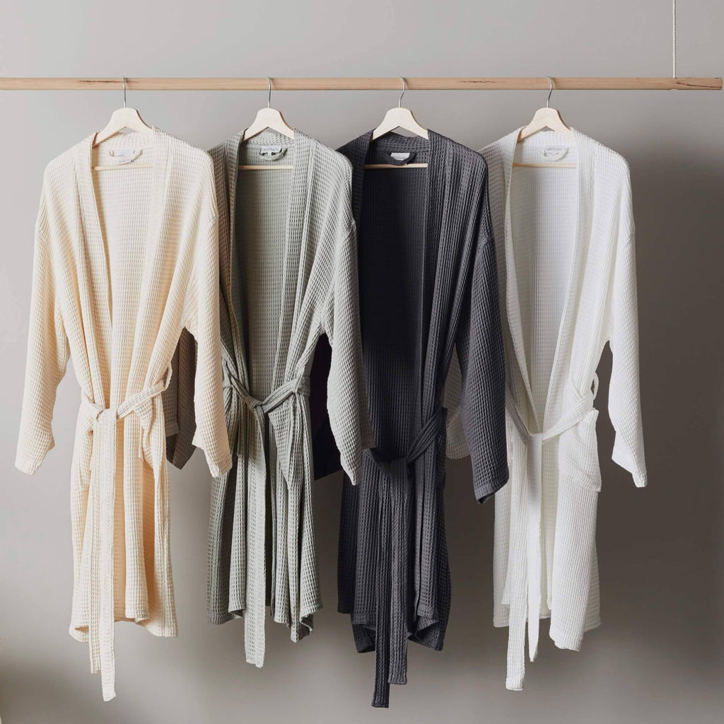 Sage Waffle Robe I3713