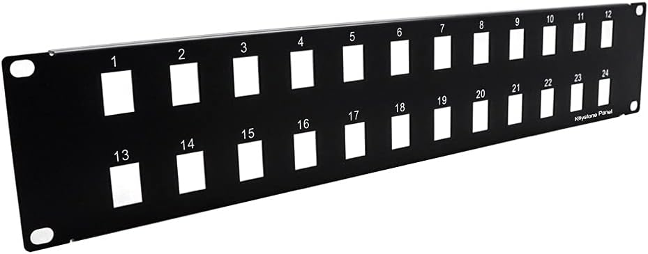 24 Port Blank Patch Panel L7689