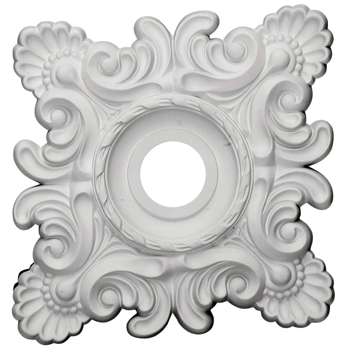 Hand-Painted Rust Ceiling Medallion C266
