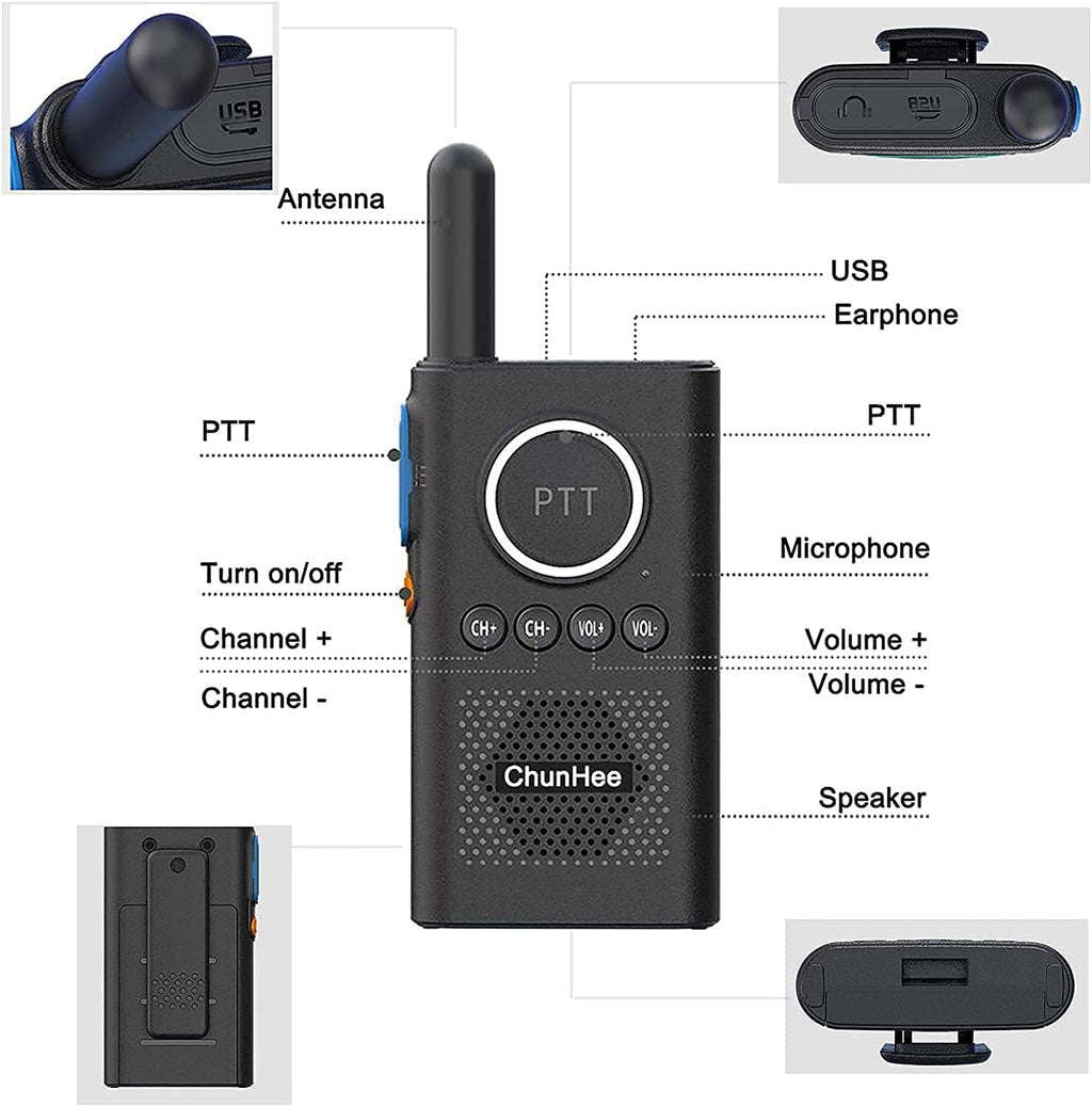 Wireless Intercom System, 16 Channel, 4 Pack A340654