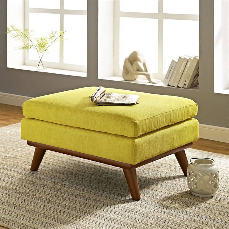 Fabric Ottoman in Sunny Y358