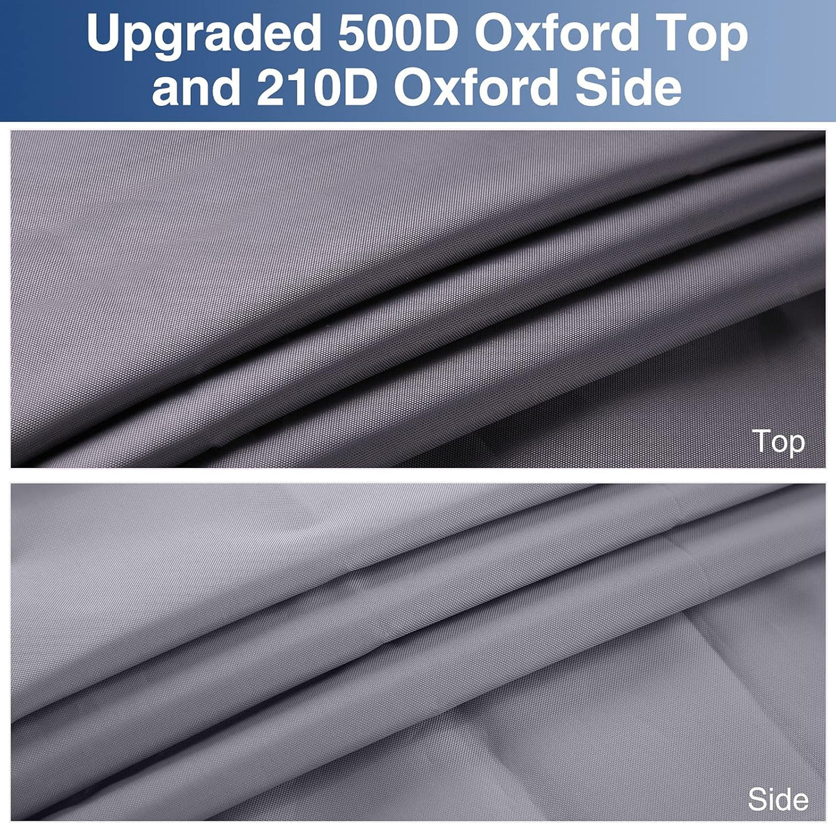 Upgraded Waterproof 500D Travel Trailer Cover with 4 Tire Covers, Tongue Jack Cover D9820