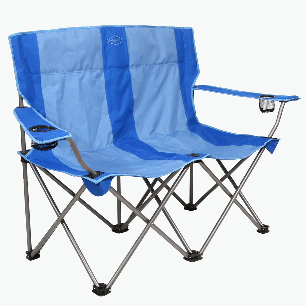 Blue Double Folding Lawn Chair R6511