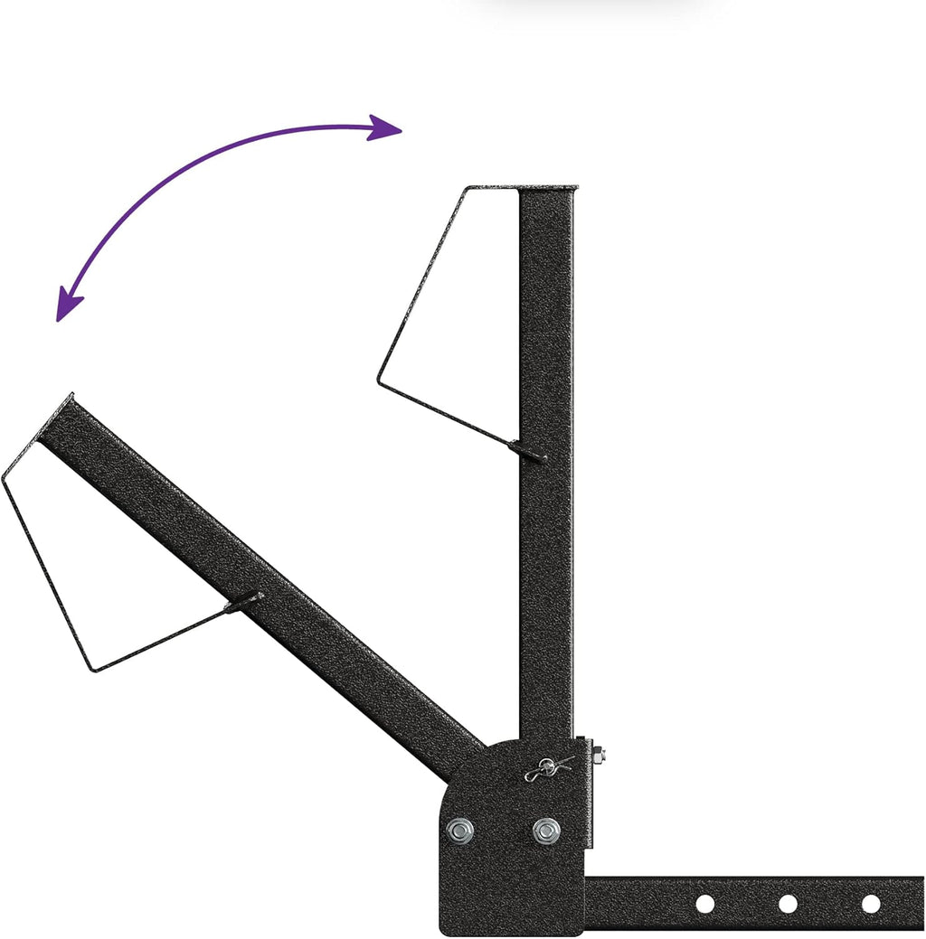 Foldable Trailer Hitch Tire Carrier for 2-inch Receiver N303266