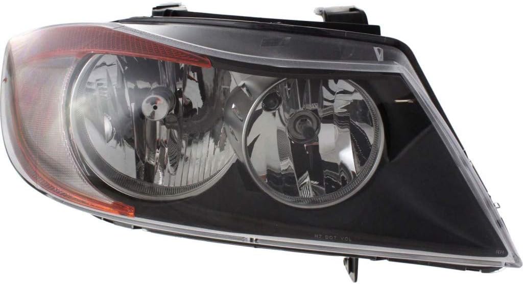 Headlight Assembly for BMW 328i 2007 2008 Passenger Side Halogen K193