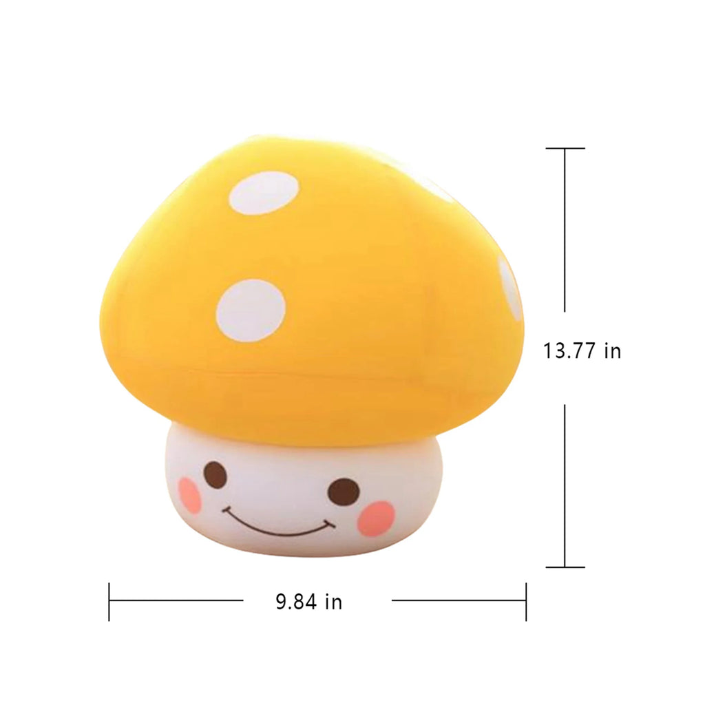 Mushroom Stuffed Plush Doll Throw Pillow R44207