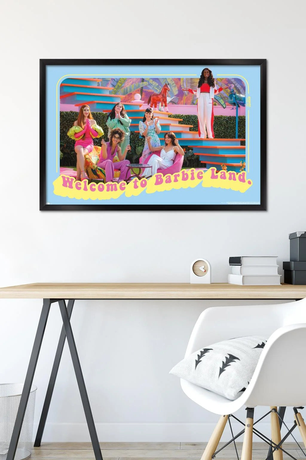 Framed Barbie Land Wall Poster, 22.375" x 34" U63373