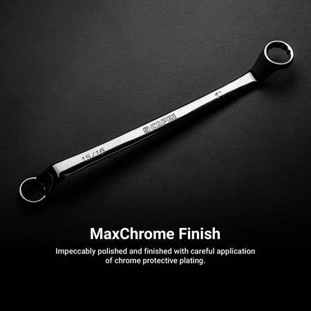 7-Piece SAE Double Box End Wrench Set with Tray D8782